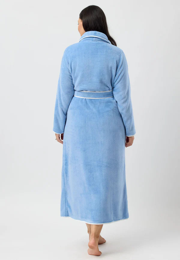 Yuu:  Satin Trim Robe Long
