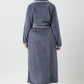 Yuu:  Satin Trim Robe Long