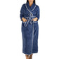 Yuu: Long Length Luxurious Dressing Gown Satin Piping