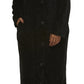 Yuu:  Full Button Front Polyester Fleece Dressing Gown