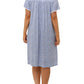 Yuu: 'Ditsy' Mid Length Nightie with Short Sleeves