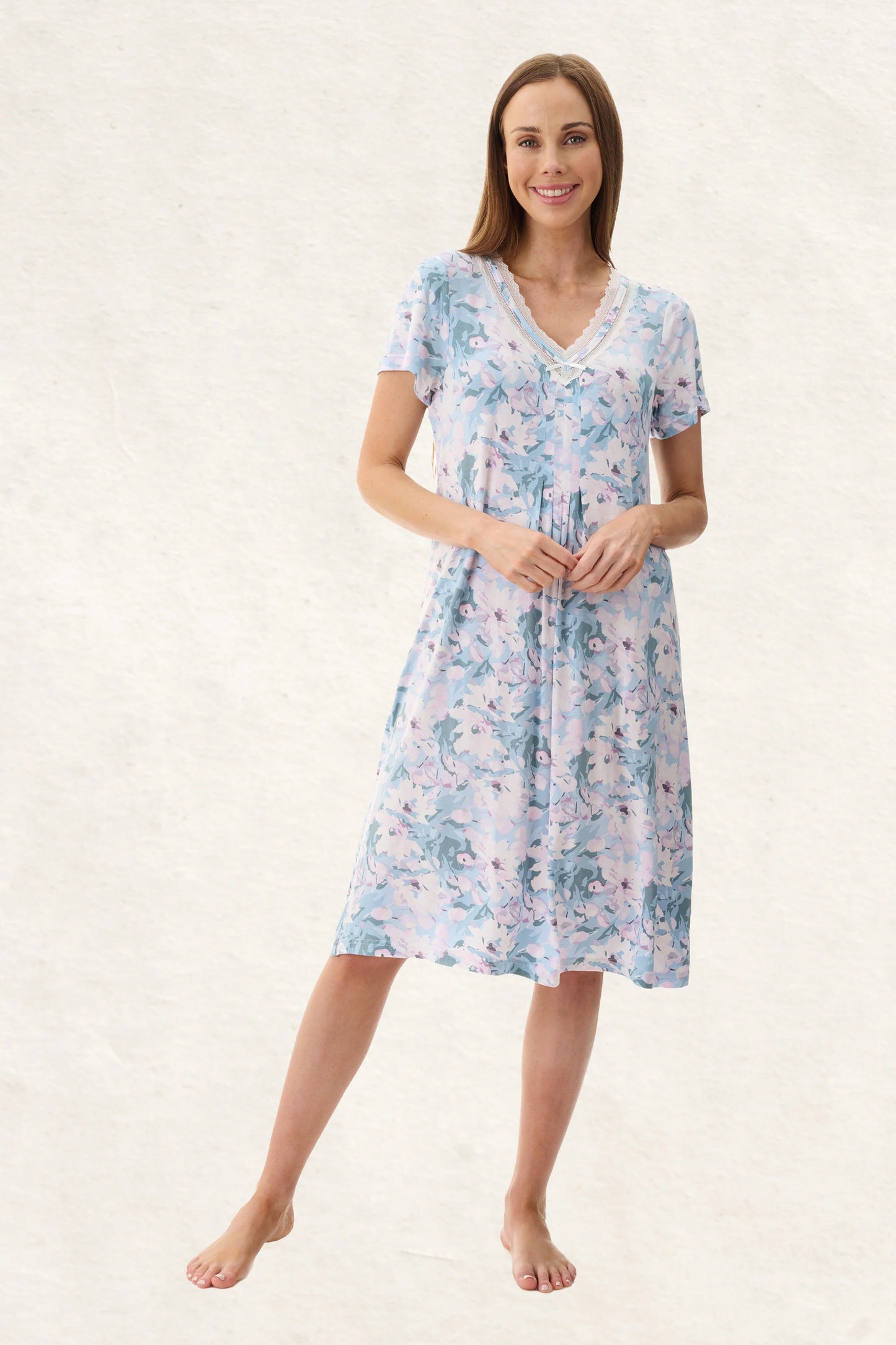 GIVONI Amelia Short Sleeve Short Nightie