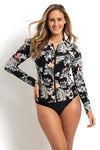 Jantzen: Ayanna Zip Front Rash Vest