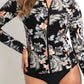 Jantzen: Ayanna Zip Front Rash Vest