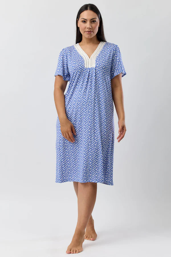 YUU Aztec Short Sleeve Nightie