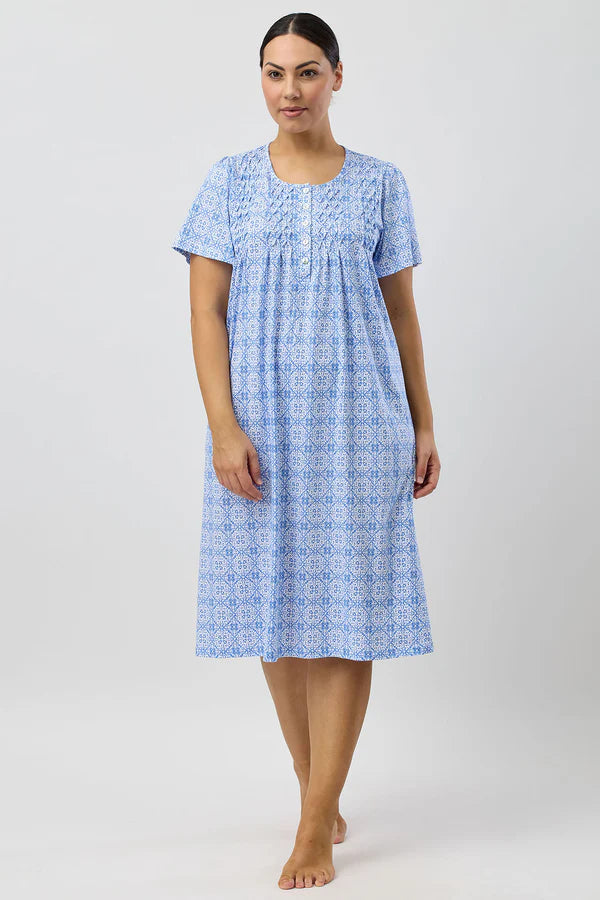 SCHRANK Baroque Cotton Short Sleeve Nightie