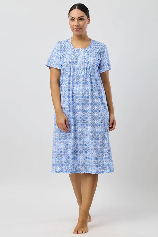 SCHRANK Baroque Cotton Short Sleeve Nightie