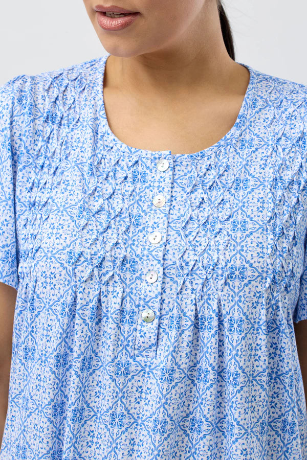 SCHRANK Baroque Cotton Short Sleeve Nightie