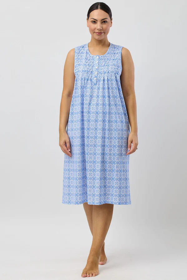 SCHRANK Baroque Cotton Sleeveless Nightie