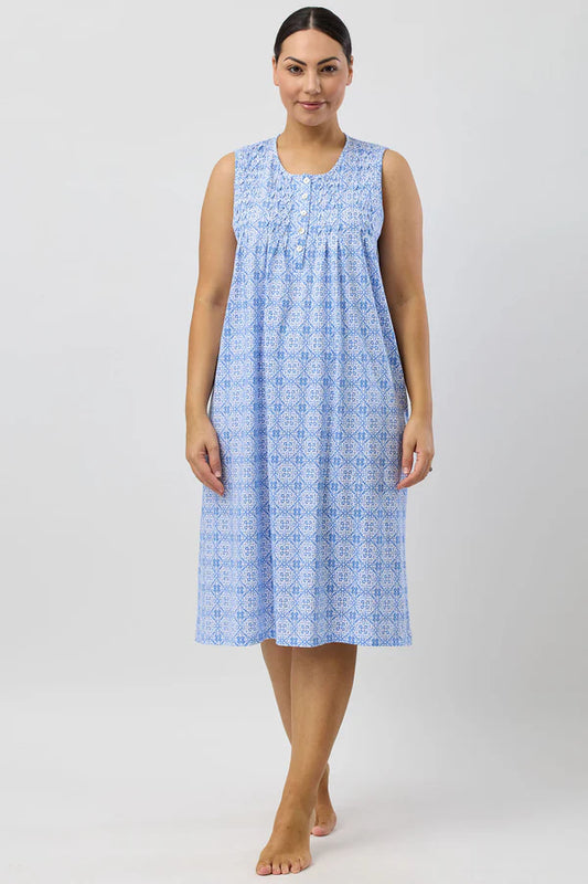 SCHRANK Baroque Cotton Sleeveless Nightie