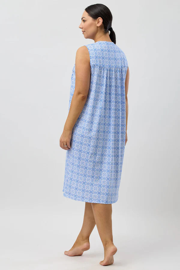 SCHRANK Baroque Cotton Sleeveless Nightie