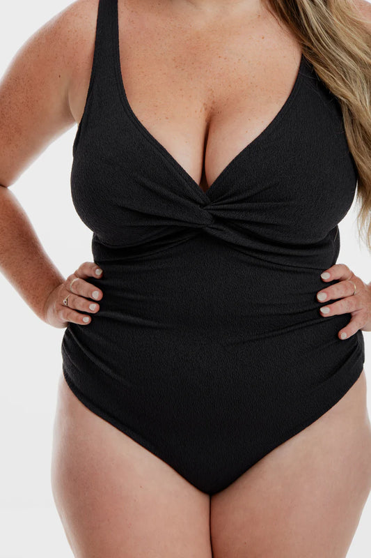 Togs Pebbled Black Twist 1PC