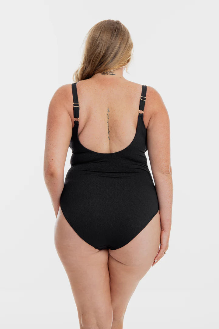 Togs Pebbled Black Twist 1PC