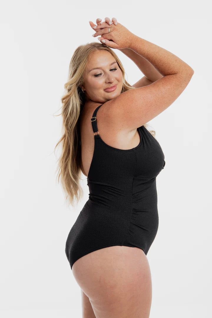 Togs Pebbled Black Twist 1PC