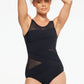 TOGS Black Pleated Mesh 1PC