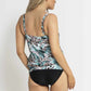 Jantzen: Island Bandeau Blouson Singlet Tankini