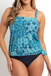Jantzen: Chantille Bandeau Blouson Singlet Tankini