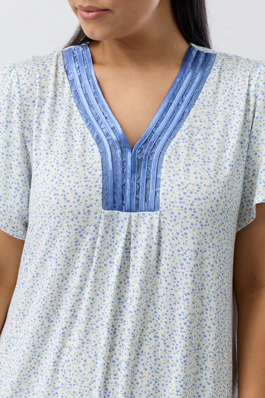 YUU Bluebell Short Sleeve Nightie