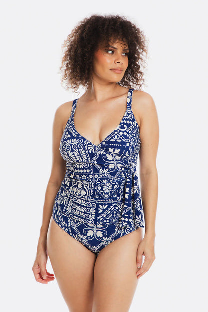 TOGS Casablanca Tankini Cross Over Set 2PC