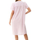 GIVONI Check Short Sleeve Short Nightie