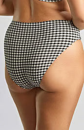 Panache: Gingham Midi Brief