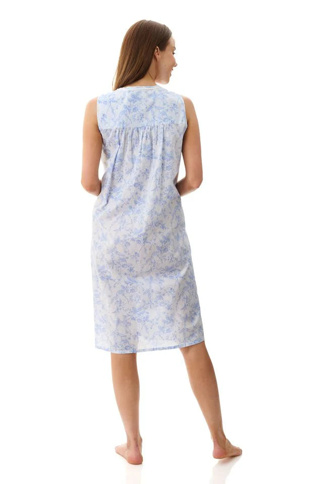 GIVONI Eliza Round Neck Short Sleeveless Nightie