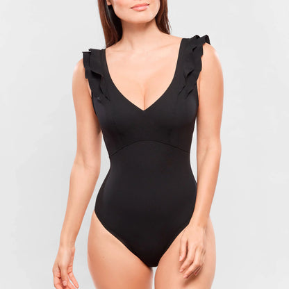 Empreinte:  Glam V Neck One Piece Bather