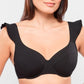 Empreinte:  Glam Full Cup Bikini Top Black