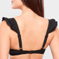 Empreinte:  Glam Full Cup Bikini Top Black