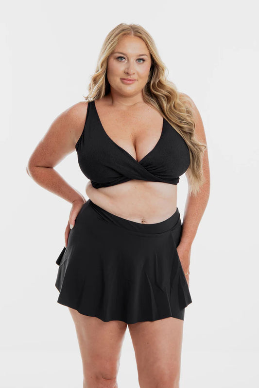 Togs: Essentials Swim Skirt Black