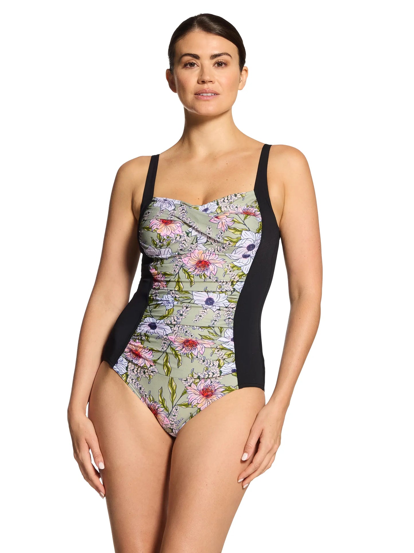 ZOGGS:  Freesia Ruched Front 1 PIECE