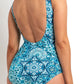 Jantzen: Chantille Gathered Surplice One Piece Bather