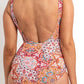 Jantzen: Chantille Gathered Surplice One Piece Bather