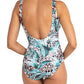 Jantzen: Island Bar Surplice One Piece Bather