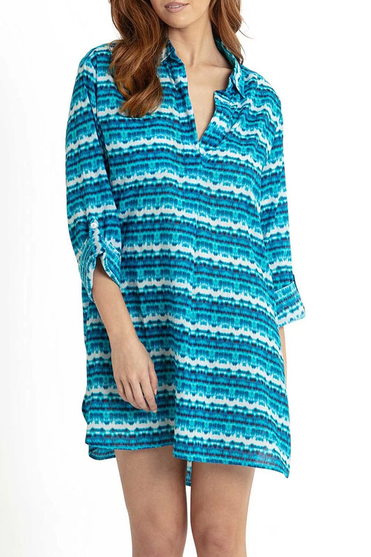 Sunseeker: Painters Shirt Pull On Jasmine