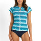 Sunseeker: Cruzer Rash Vest UPF50+ Jasmine