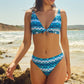 Sunseeker: Tie Front Bra Bather Top Jasmine