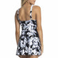 Jantzen: Lili Mesh Ruffle Swim Dress One Piece
