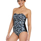 ZOGGS:  Moonstone Ruched Bandeau 1 PIECE