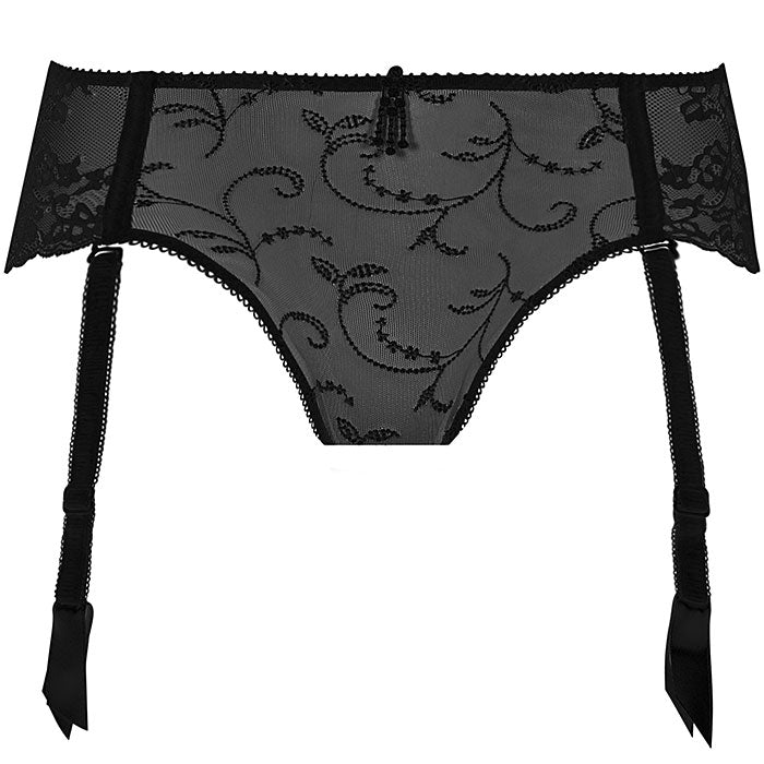Empreinte: Naturel Ginger Full Brief with Suspender Belt