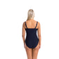 TOGS Navy Ribbed Bandeau 1PC