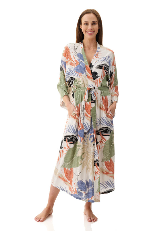GIVONI Nila Mid Length Wrap Dressing Gown