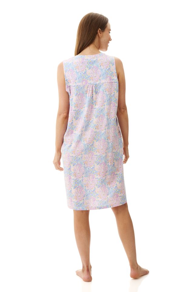 GIVONI Ocean Sleeveless Short Nightie