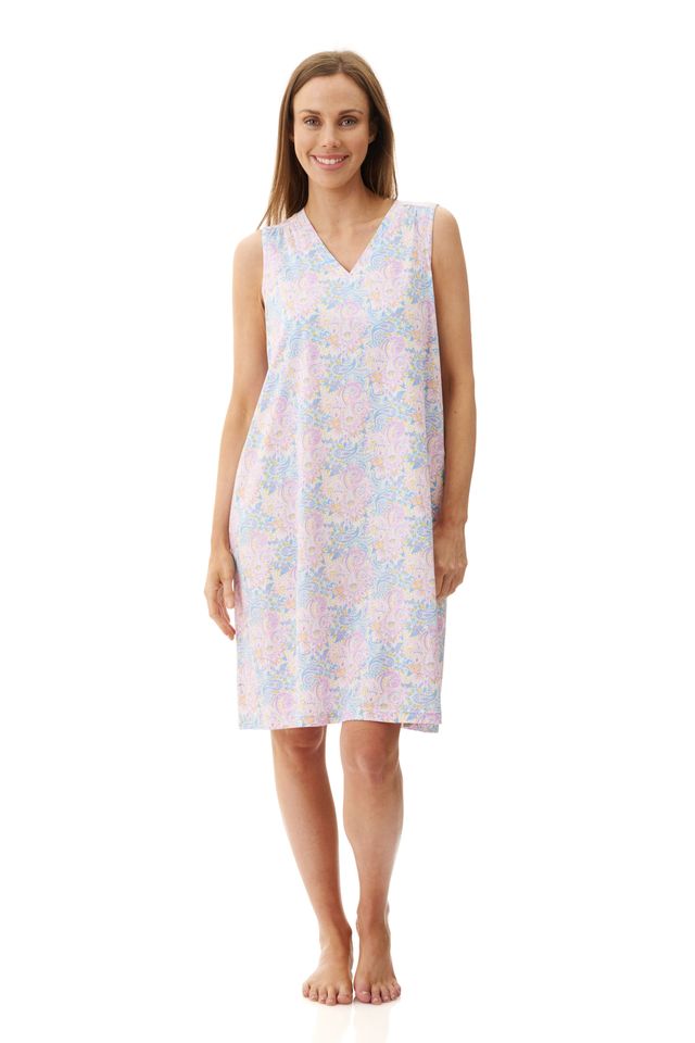 GIVONI Ocean Sleeveless Short Nightie