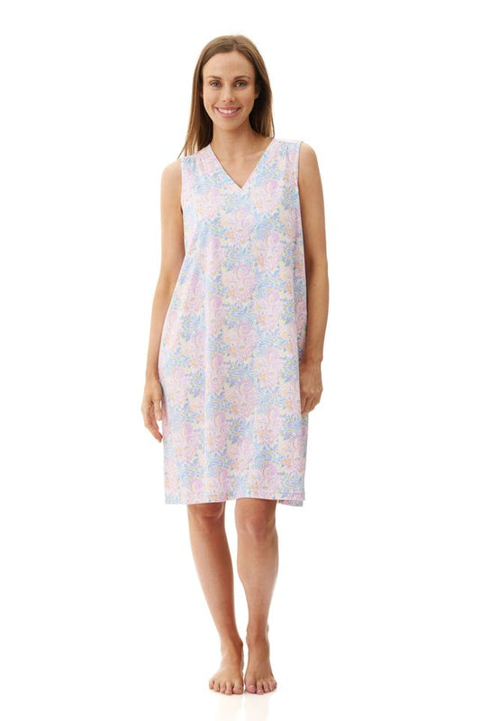 GIVONI Ocean Sleeveless Short Nightie