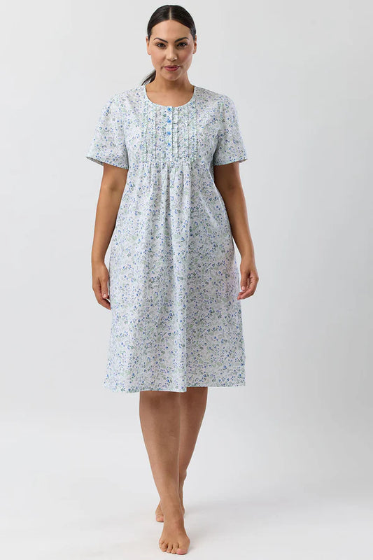 SCHRANK Pansies Short Sleeve Nightie