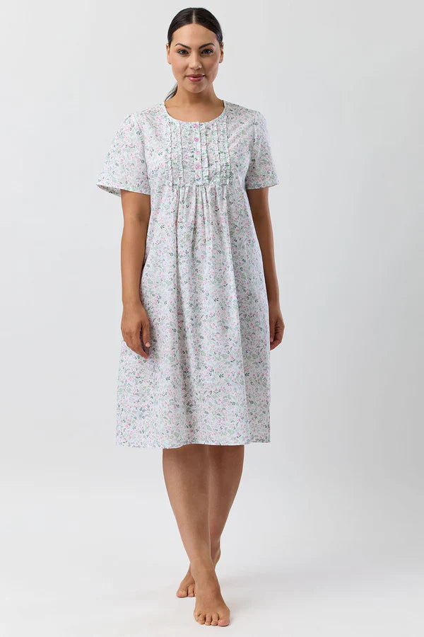 SCHRANK Pansies Short Sleeve Nightie