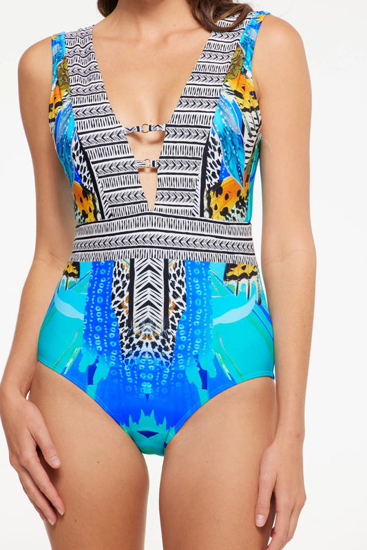 Togs: Florence V Shaped One Piece Swimwear
