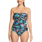 ZOGGS:  Retro Surf Ruched Bandeau 1 PIECE