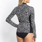 Jantzen: Safari Zip Front Rash Vest UPF 50+